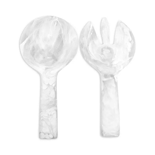 Resin Short Handle Salad Servers