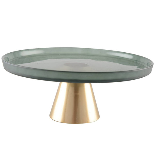 GREEN CAKE STAND