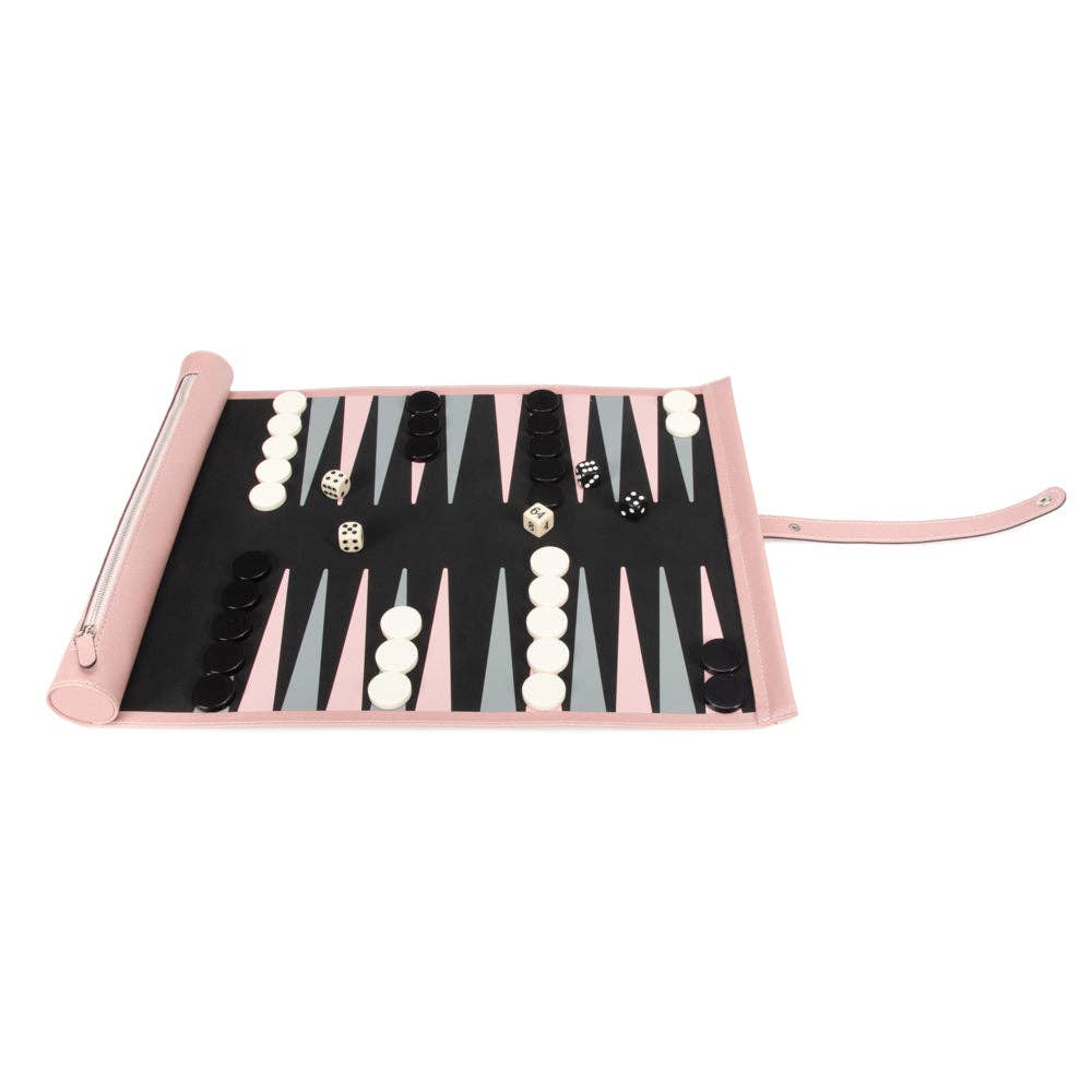 Blush - Travel Backgammon Roll