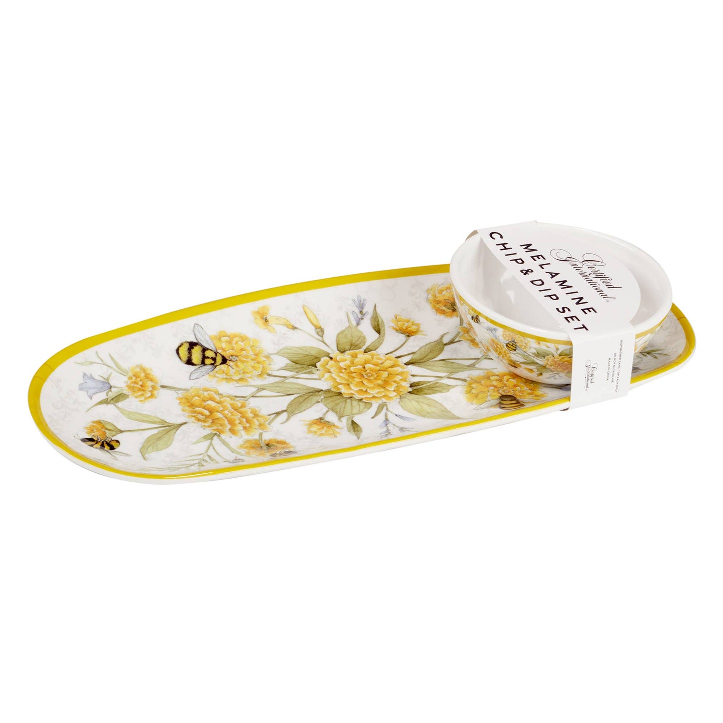 Bee Sweet Gift Melamine Oval Tray