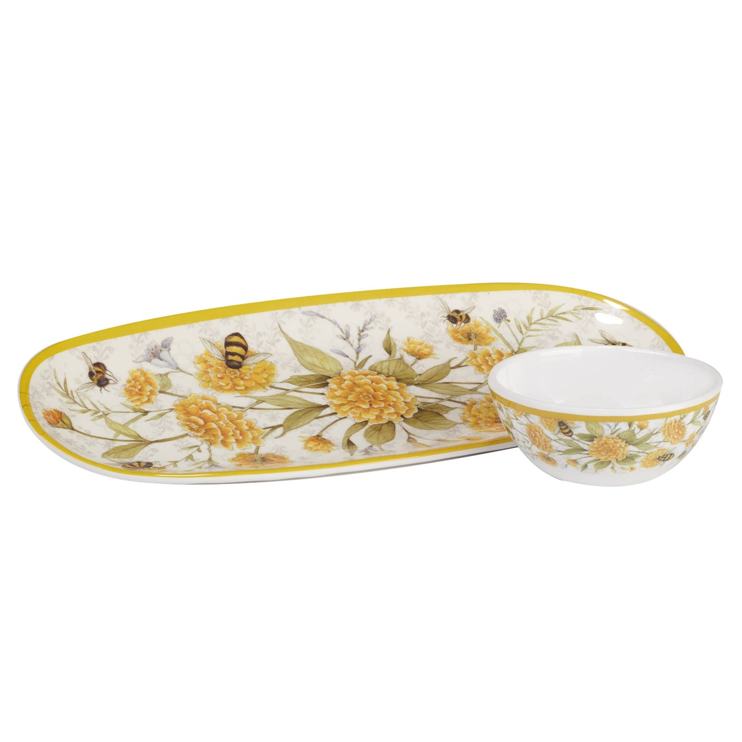 Bee Sweet Gift Melamine Oval Tray