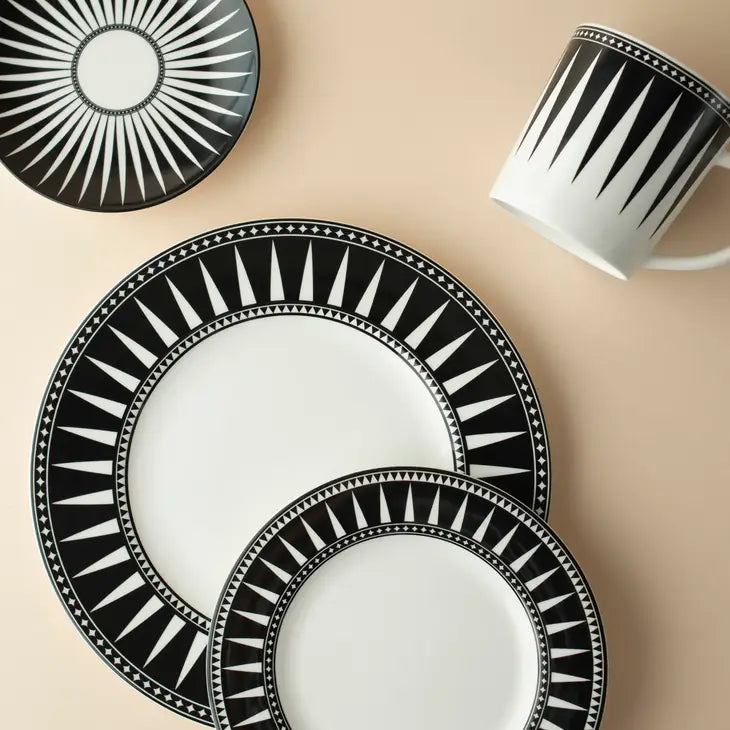 Marrakech Dinner Plate Black