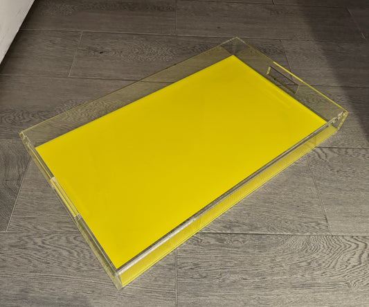 Large Serving Tray - Yellow