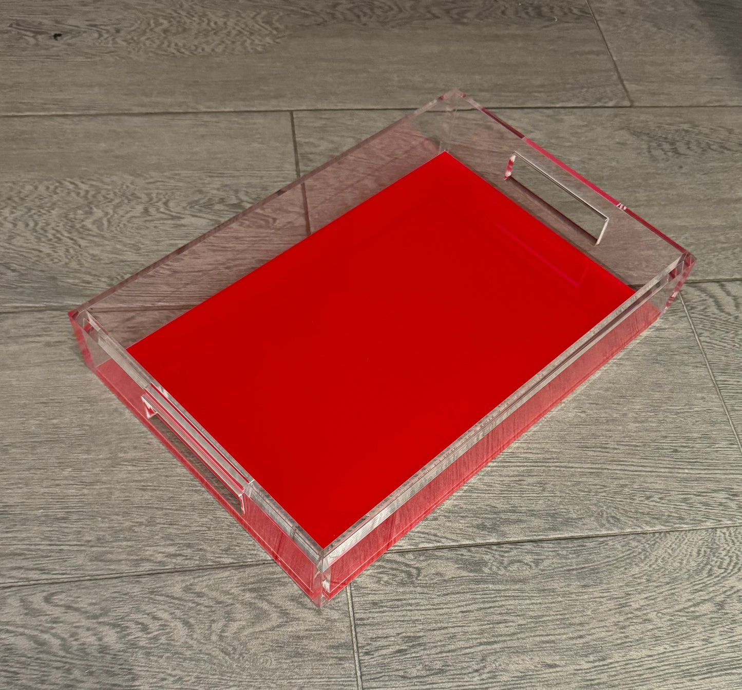 Small Serving Tray - Red