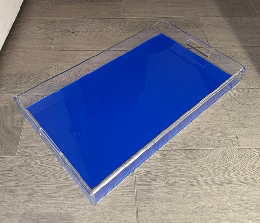 Large Serving Tray - Royal Blue