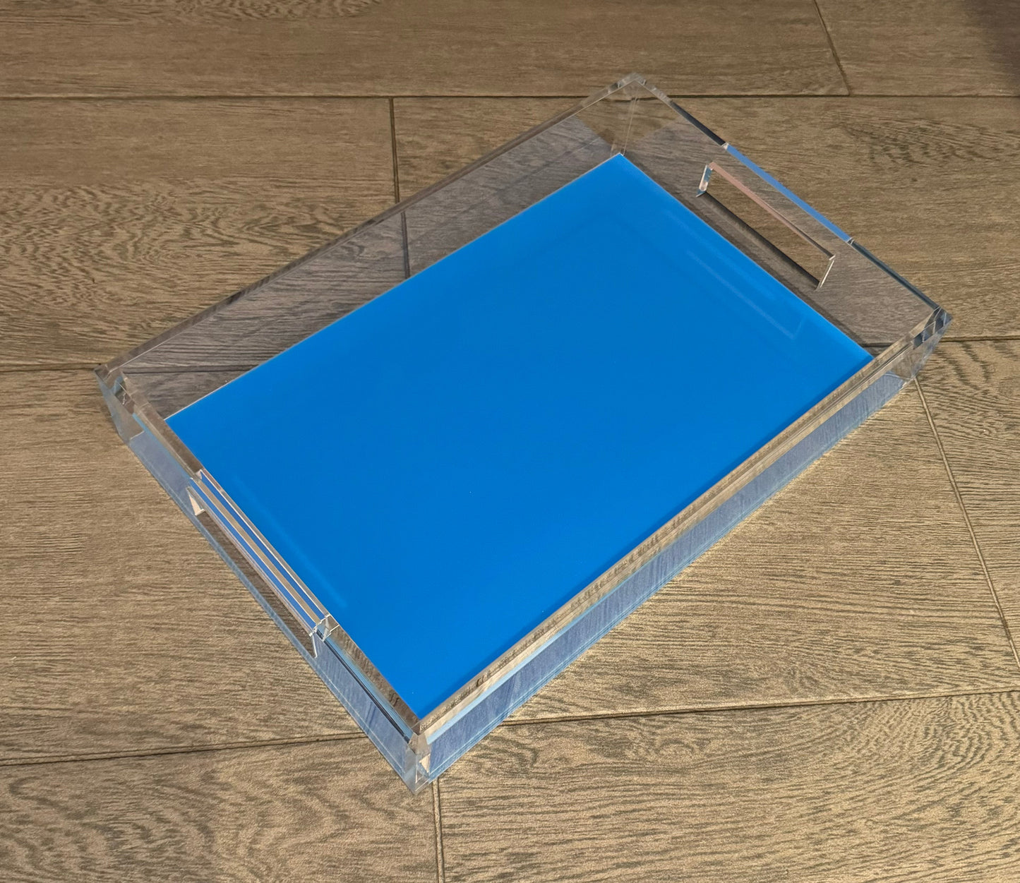 Small Serving Tray - Deep turquoise