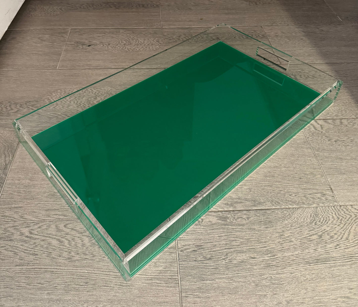 Large Serving Tray - Forest Green