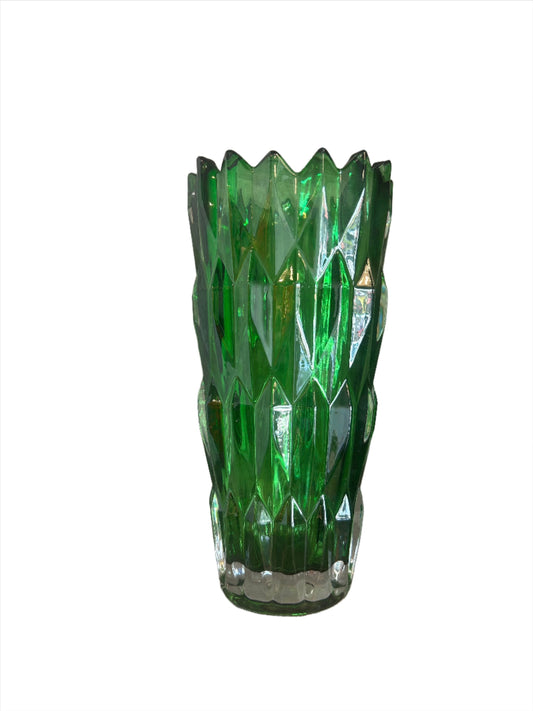 Fascet Crystal Vase