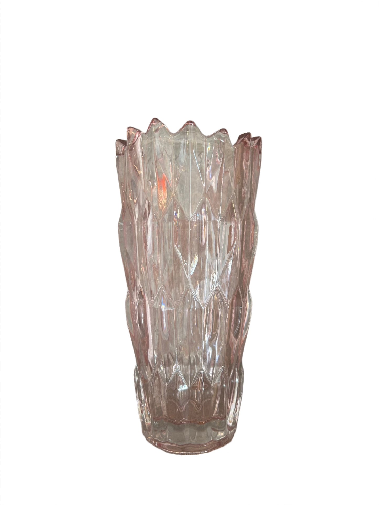 Fascet Crystal Vase