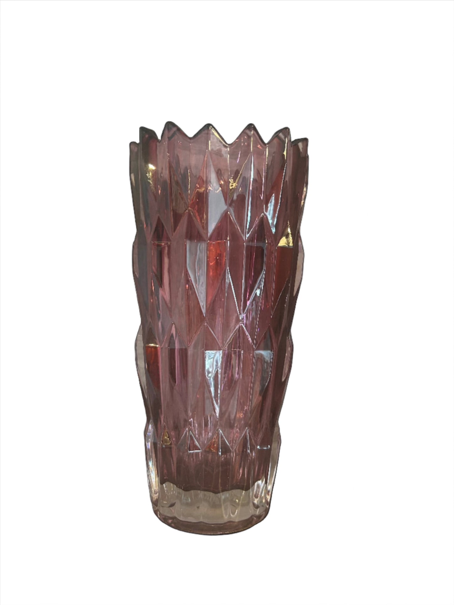 Fascet Crystal Vase