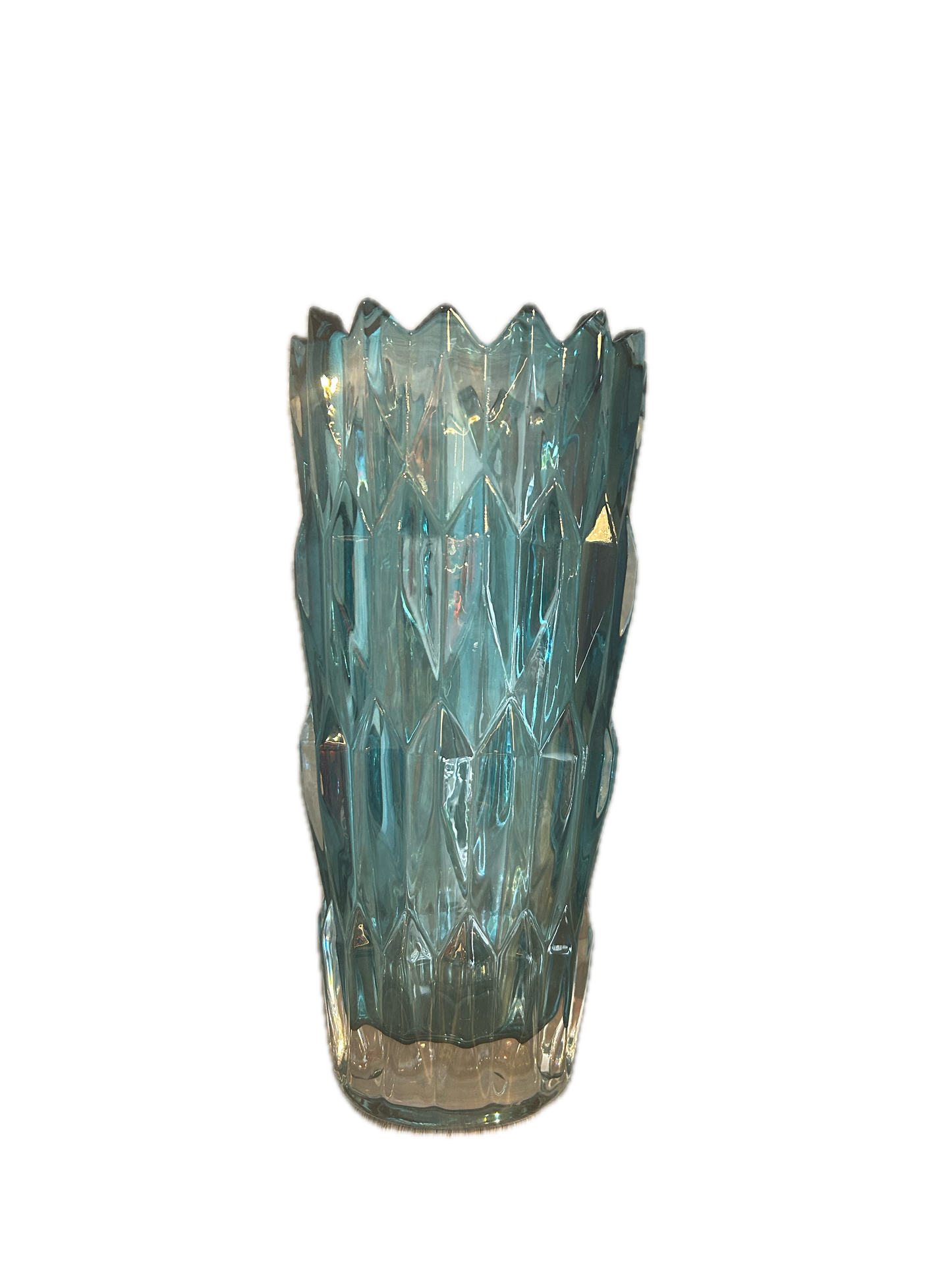 Fascet Crystal Vase