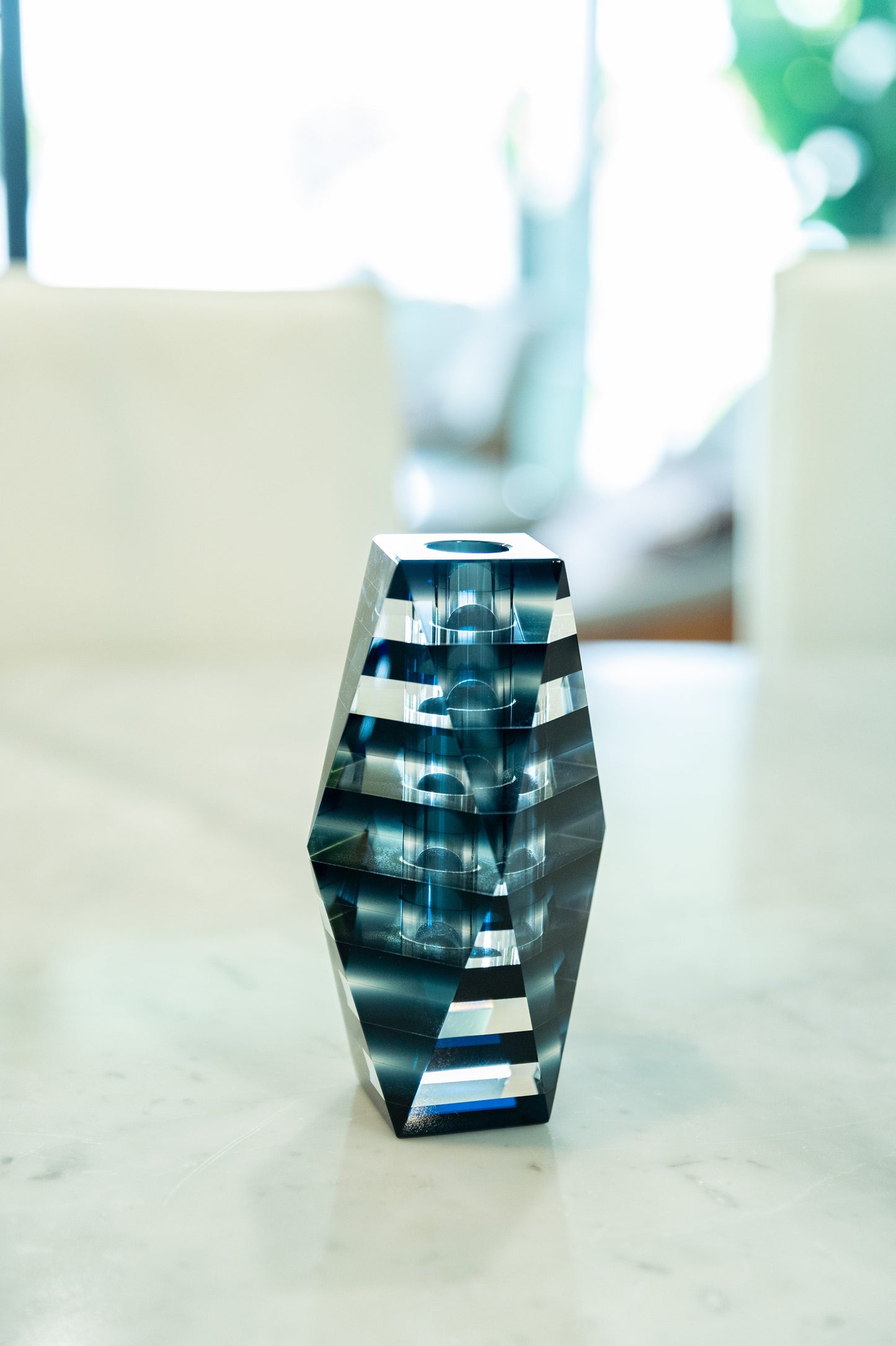 Stripes Glass Vase