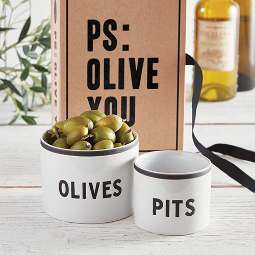 Olive Bowl Set Book Box - PS. Olive You