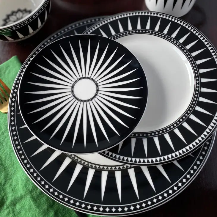 Marrakech Dinner Plate Black