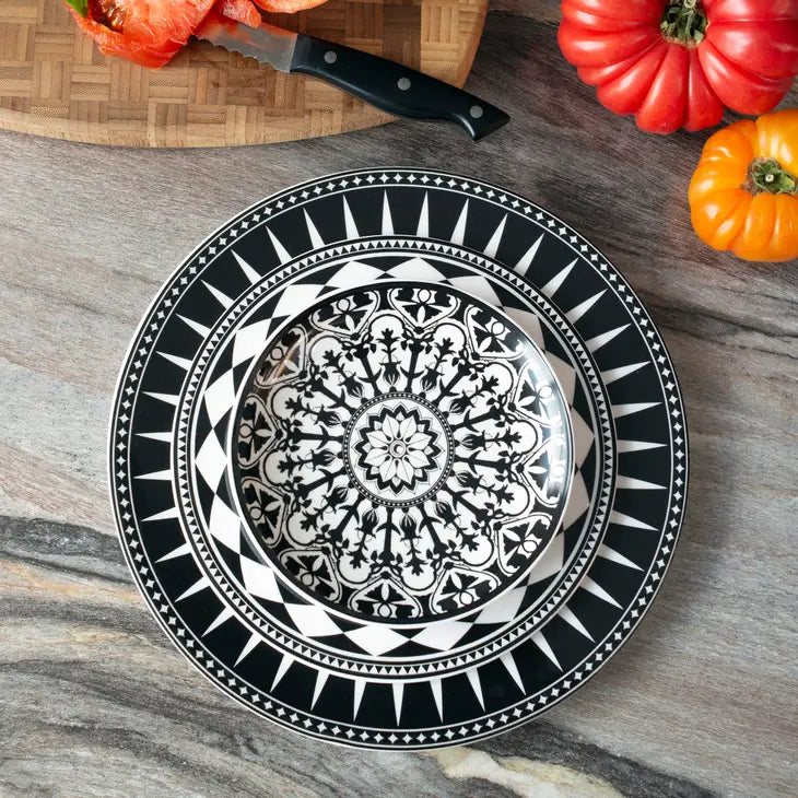 Marrakech Dinner Plate Black