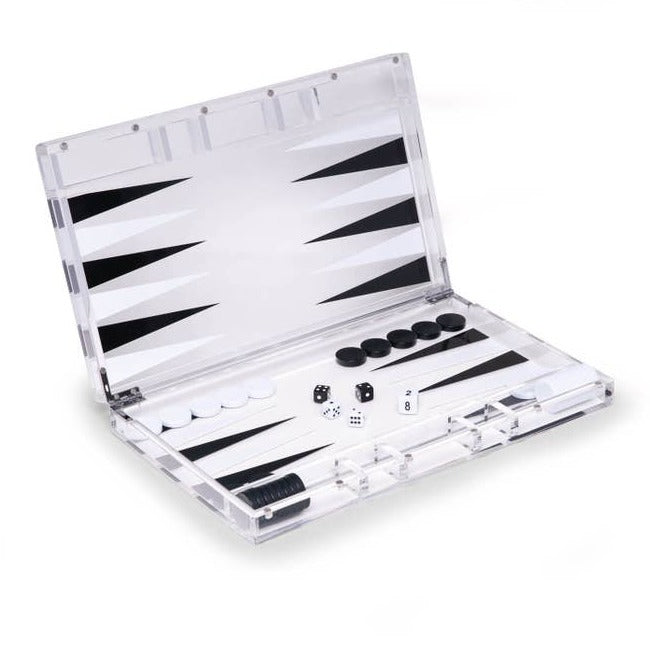 Medium Acrylic Backgammon set