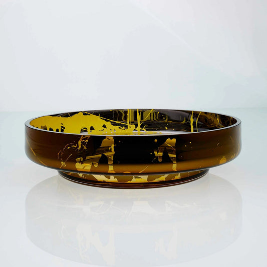 Moon Disk Splashed Bowl