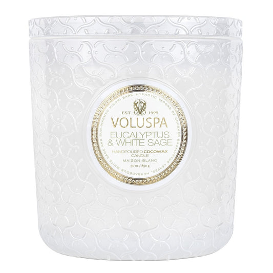 Eucalyptus & White Sage 30 Oz Luxe Candle