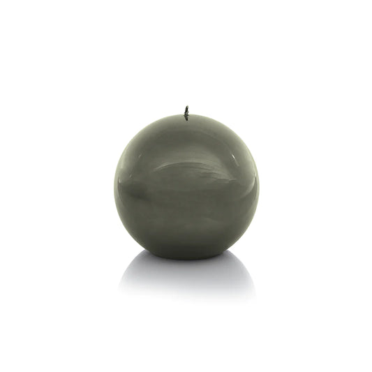 Shiny Dark Green Ball Candle