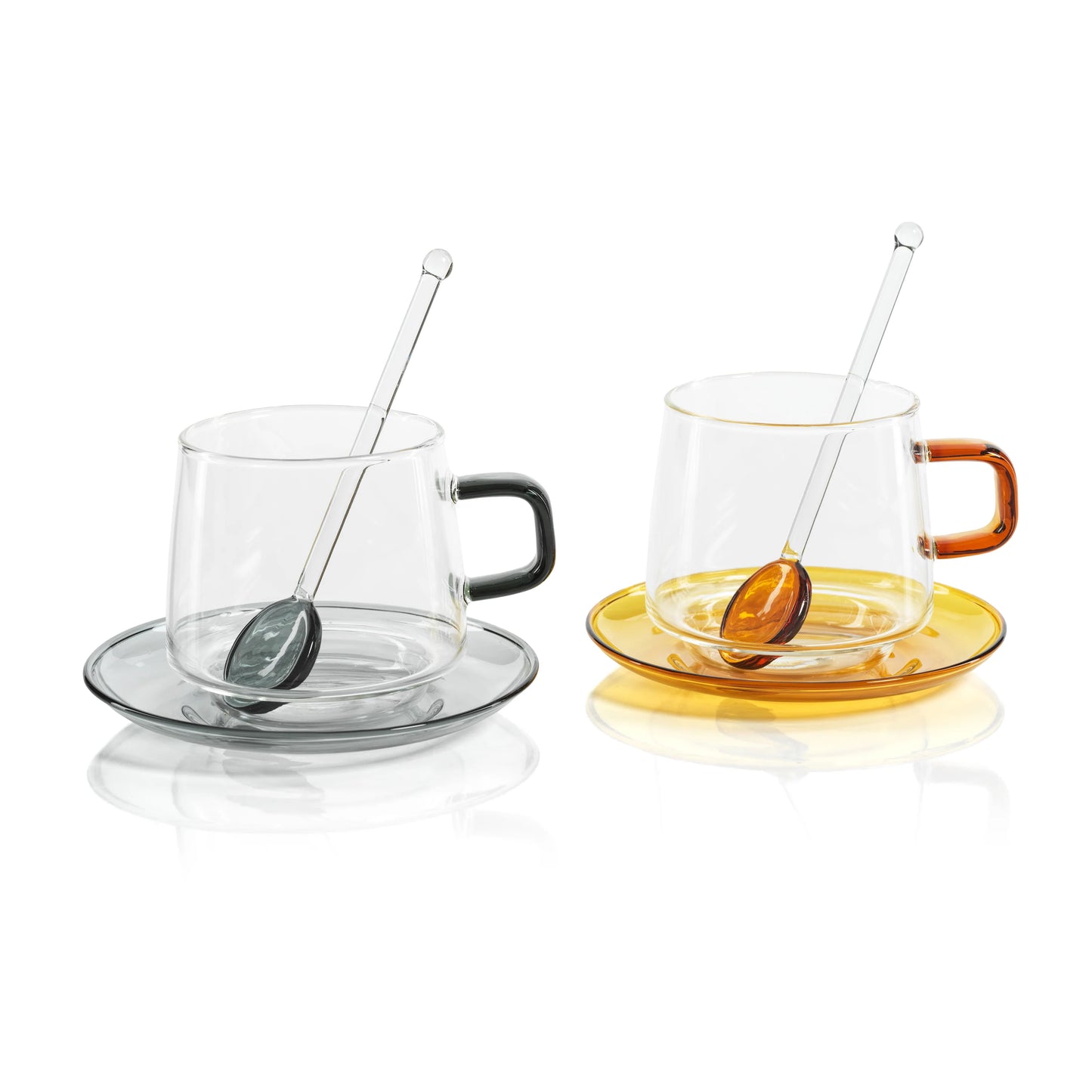 Glass Tea & Coffee Set of 2