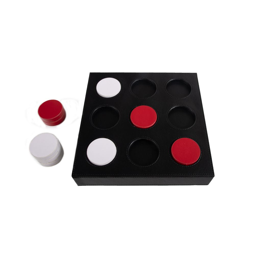 Leather Tic Tac Toe Set